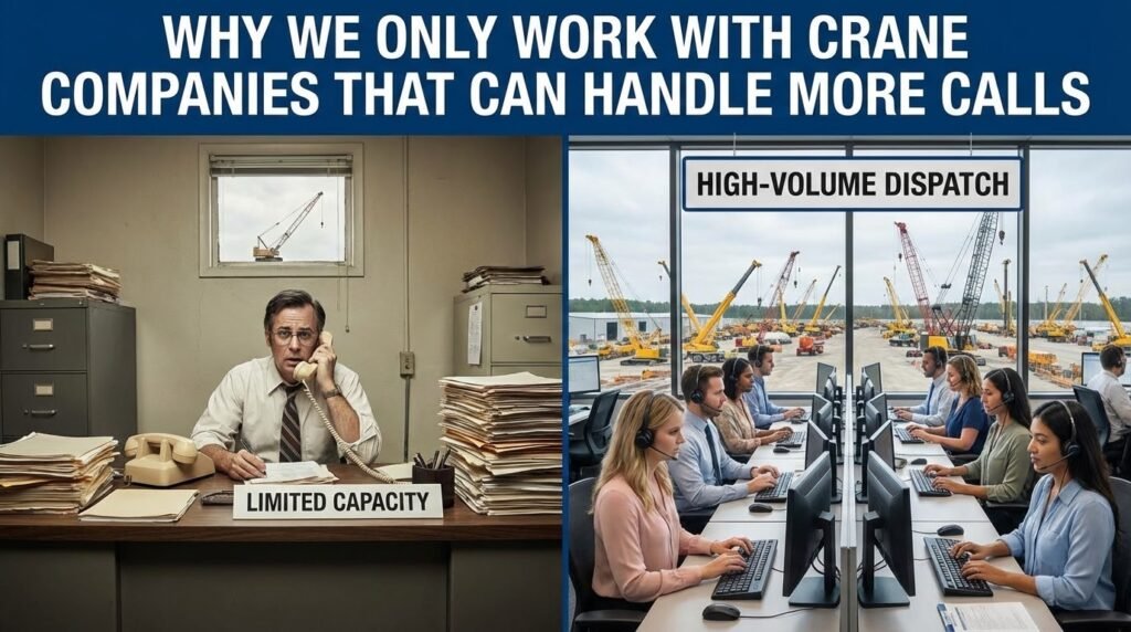 Why We Only Work With Crane Companies That Can Handle More Calls
